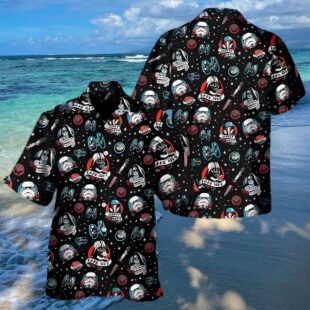 Dark Side Star Wars Black 2024 Trending Hawaiian Shirt 1 2