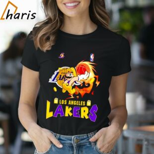 Dunking Los Angeles Lakers Super Mario Shirt 1 Shirt