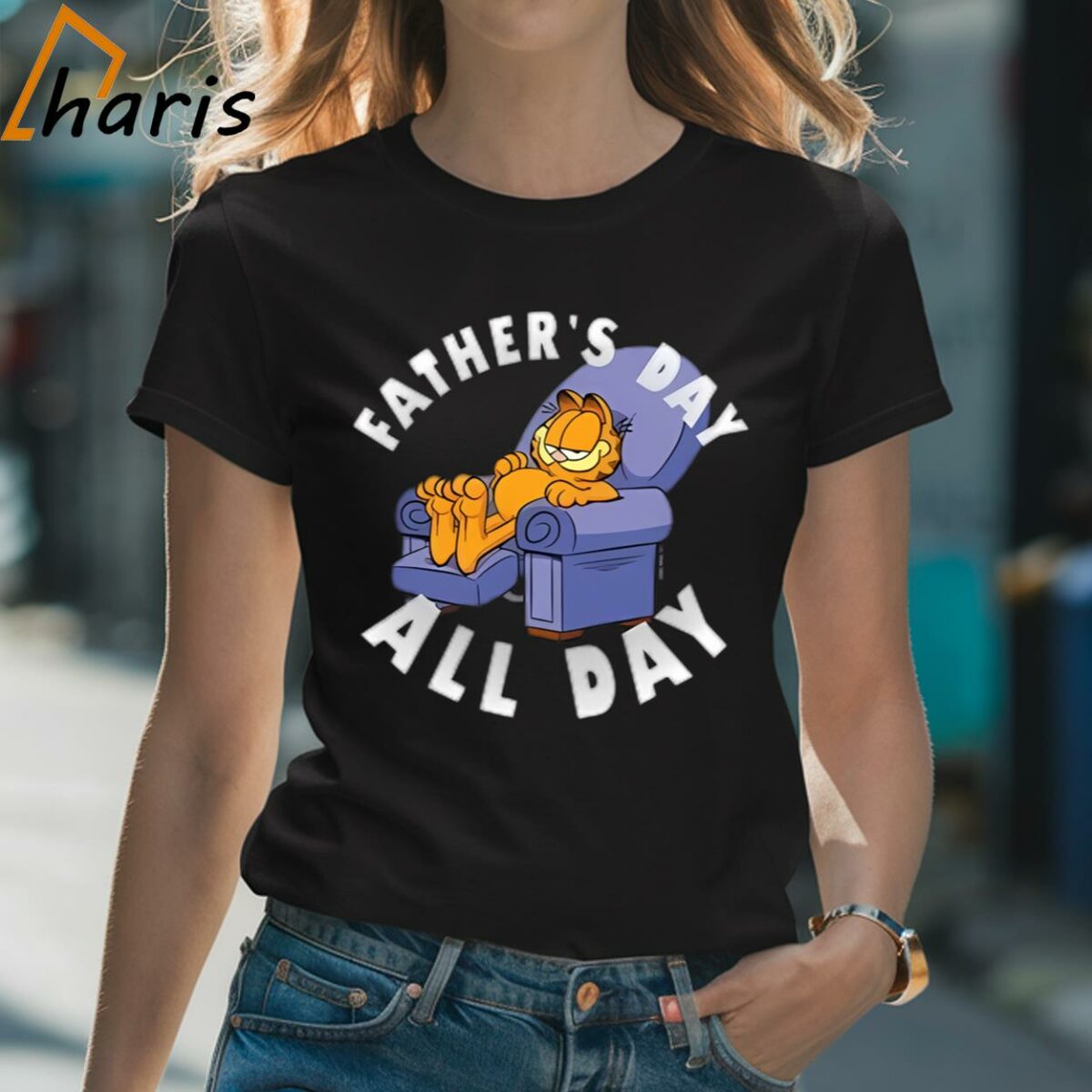 Fathers Day All Day Garfield T shirt 2 Shirt