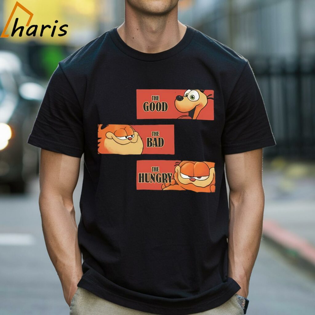 The Good The Bad And The Hungry Garfield Shirt