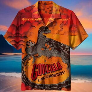 Godzilla King of The Monsters Unisex Hawaiian Shirt 1 2