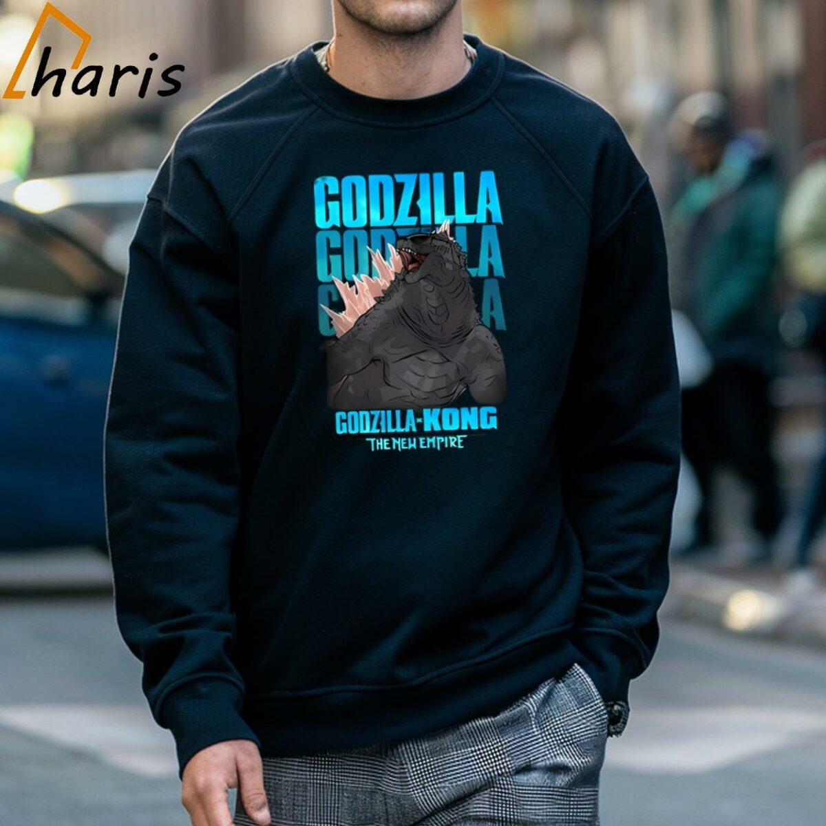 Godzilla Kong Front Godzilla And Back Kong T shirt 3 Sweatshirt