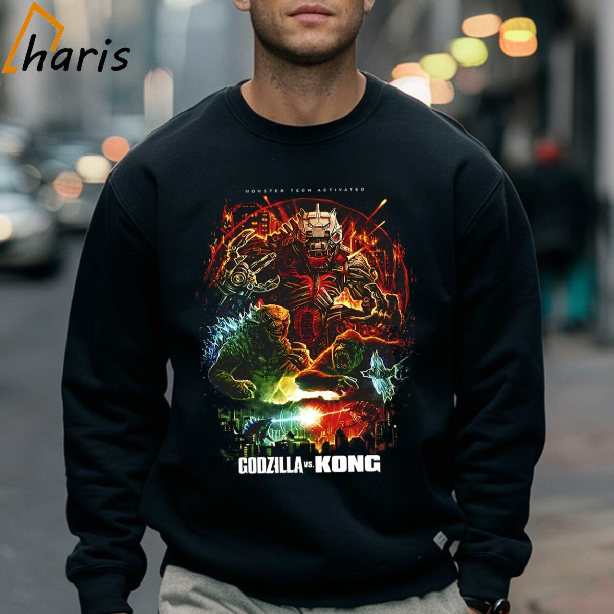 Godzilla Vs Kong Monster Tech Activated Shirt 5 Sweatshirt