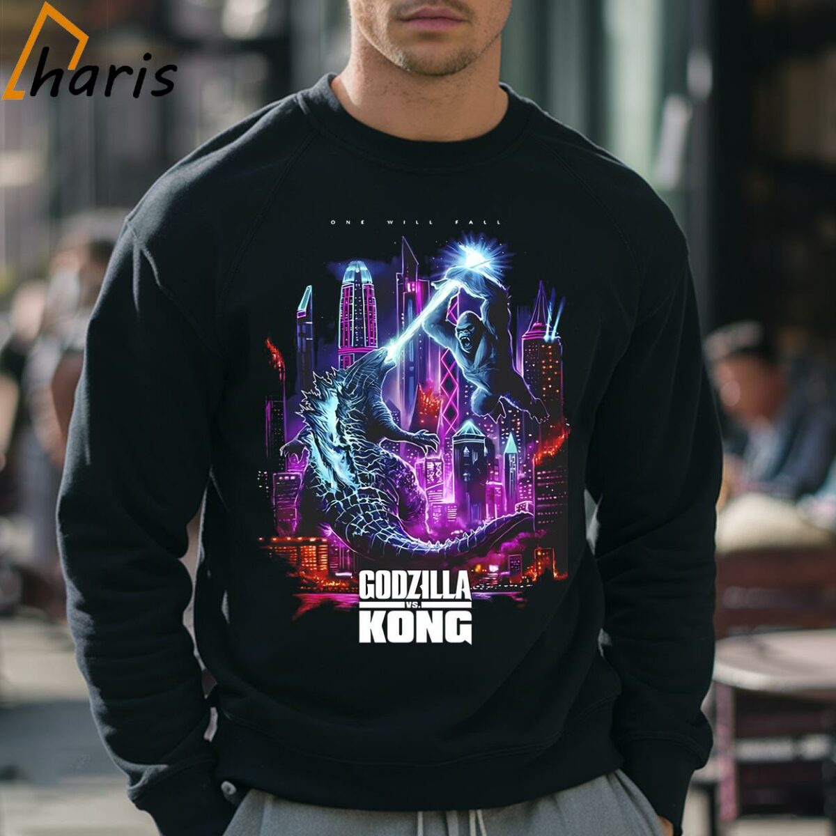 Godzilla Vs Kong One Will Fall Shirt 3 Sweatshirt