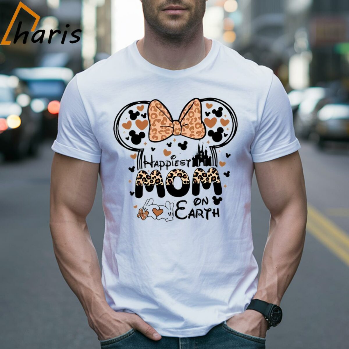 Happiest Mom On Earth Leopard Minnie Mother Shirt 2 Shirt