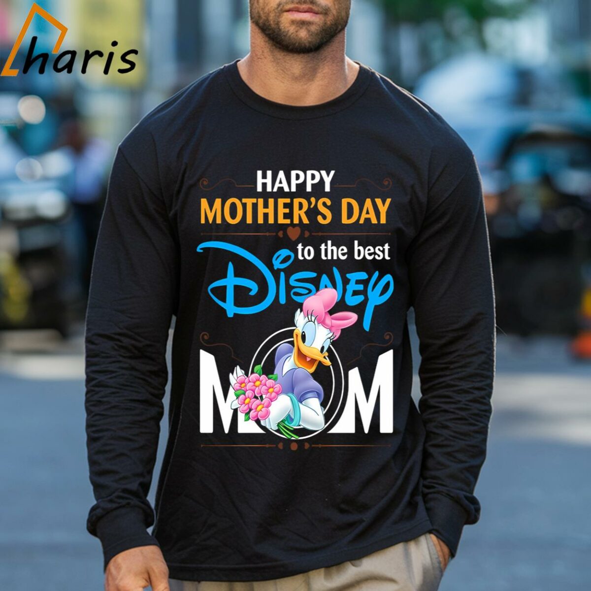 Happy Mothers Day Disney Mom Daisy Duck Shirt 3 Long sleeve shirt