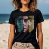 Harry Potter Faces Featured on Mens Black Graphic T Shirt 2 Thumb