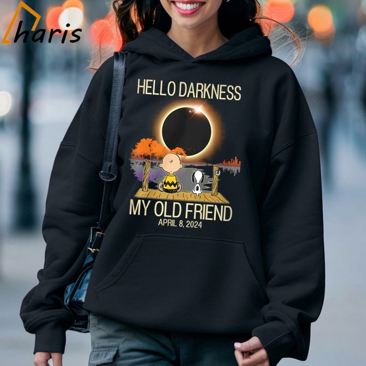 Hello Darkness My Old Friend Solar Eclipse 2024 Stream Snoopy Shirt 5 3