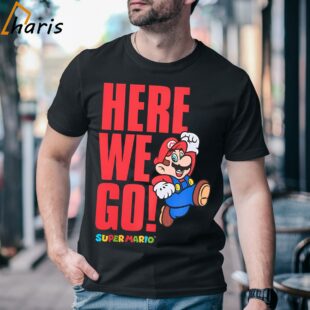 Here We Go Super Mario Boys T shirt 1 T shirt