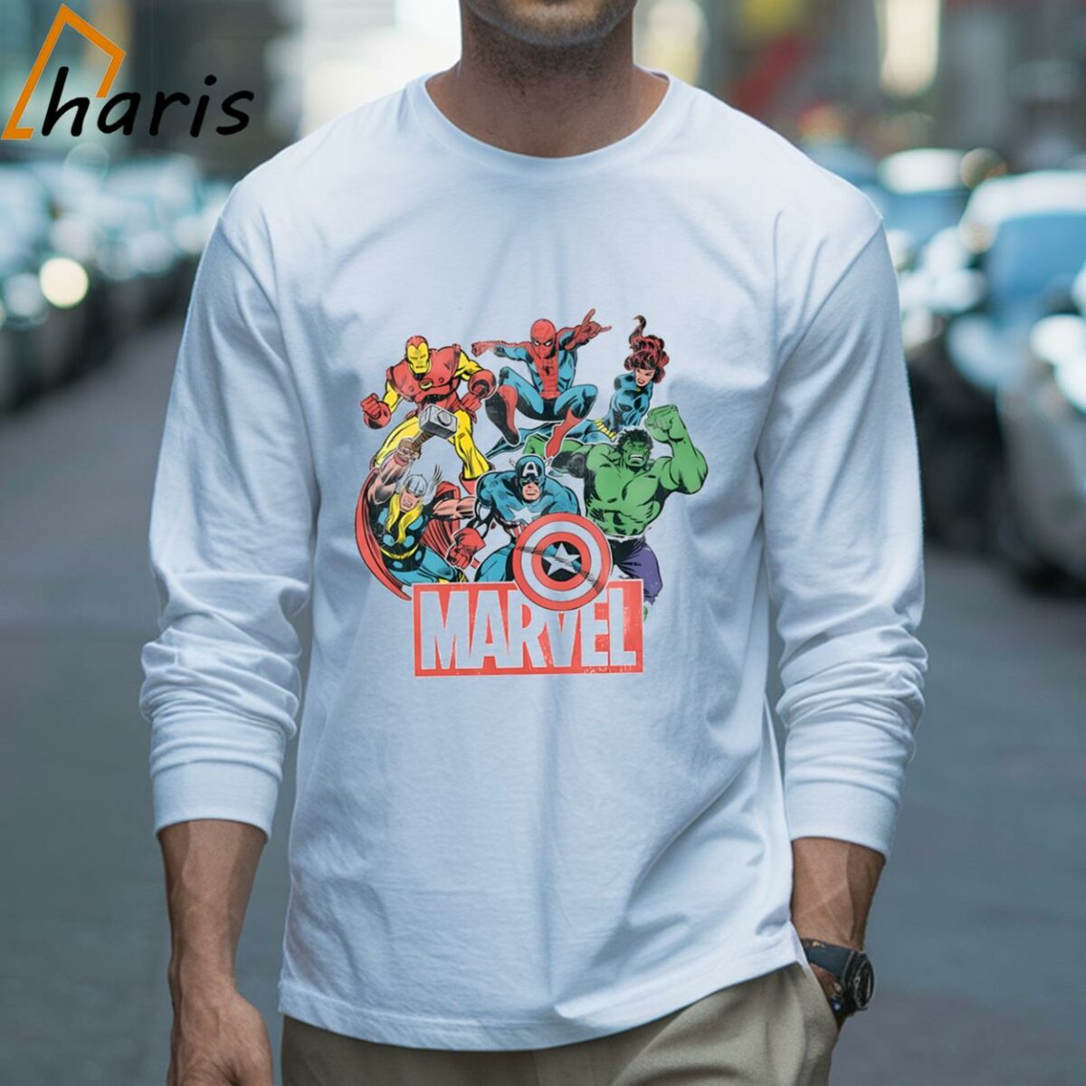 Heroes Marvel Vintage T shirt 3 Long sleeve shirt