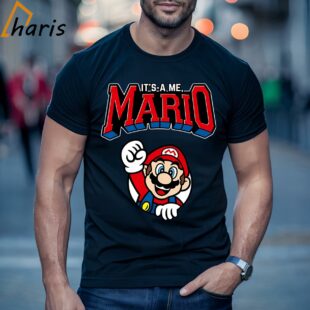 Its a Me Mario Varsity Super Mario Bros T Shirt 1 T shirt