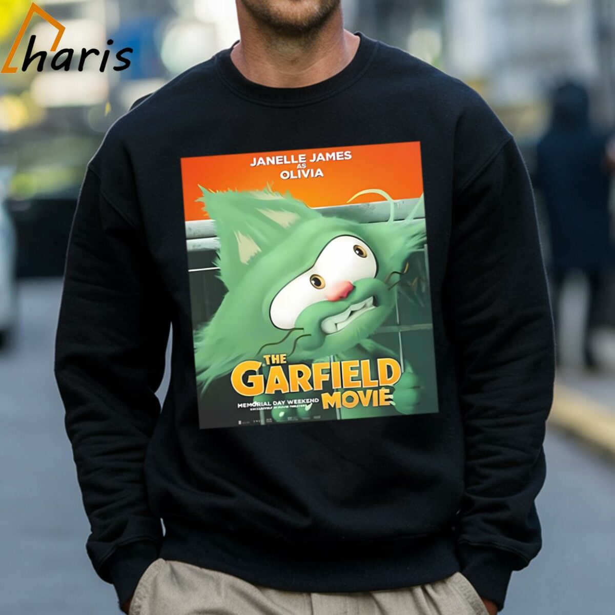 Janelle James As Olivia In The Garfield Movie T Shirt 4 Sweatshirt