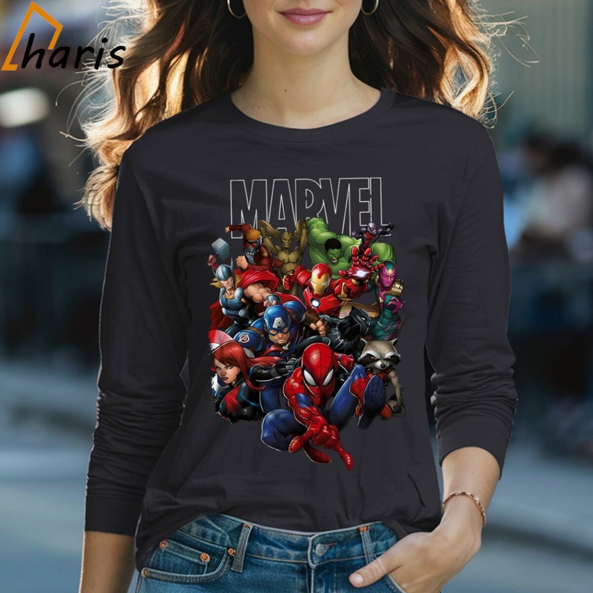 Marvel Avengers Guardians of The Galaxy Team T shirt 4 Long Sleeve T shirt