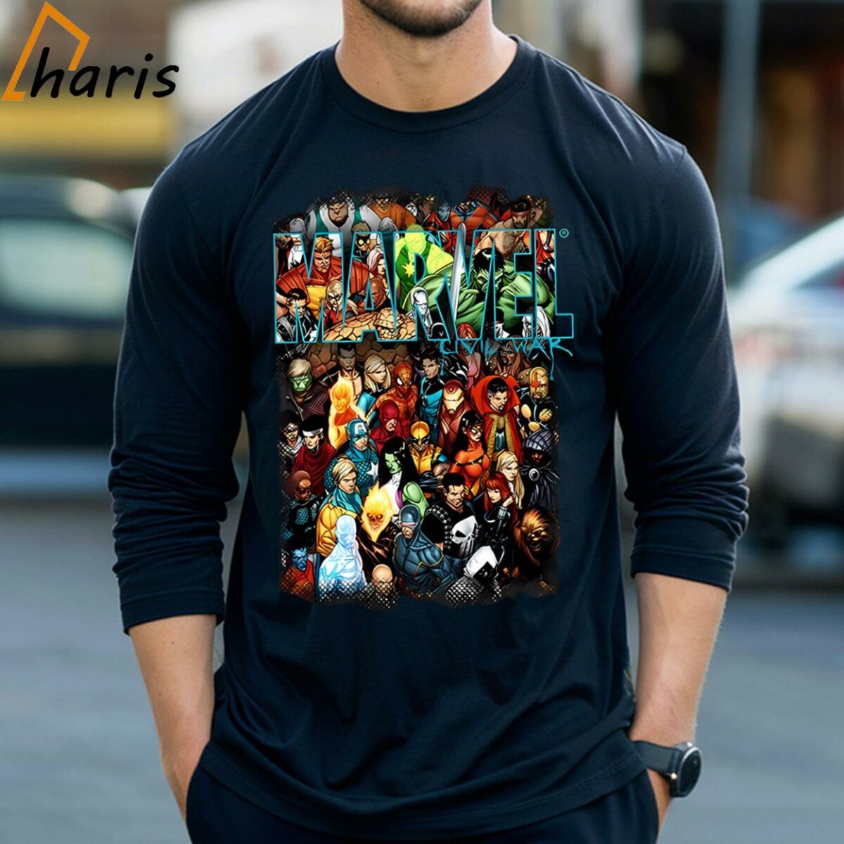 Marvel Comics T shirt Best Gift For Fan 3 Long Sleeve T shirt