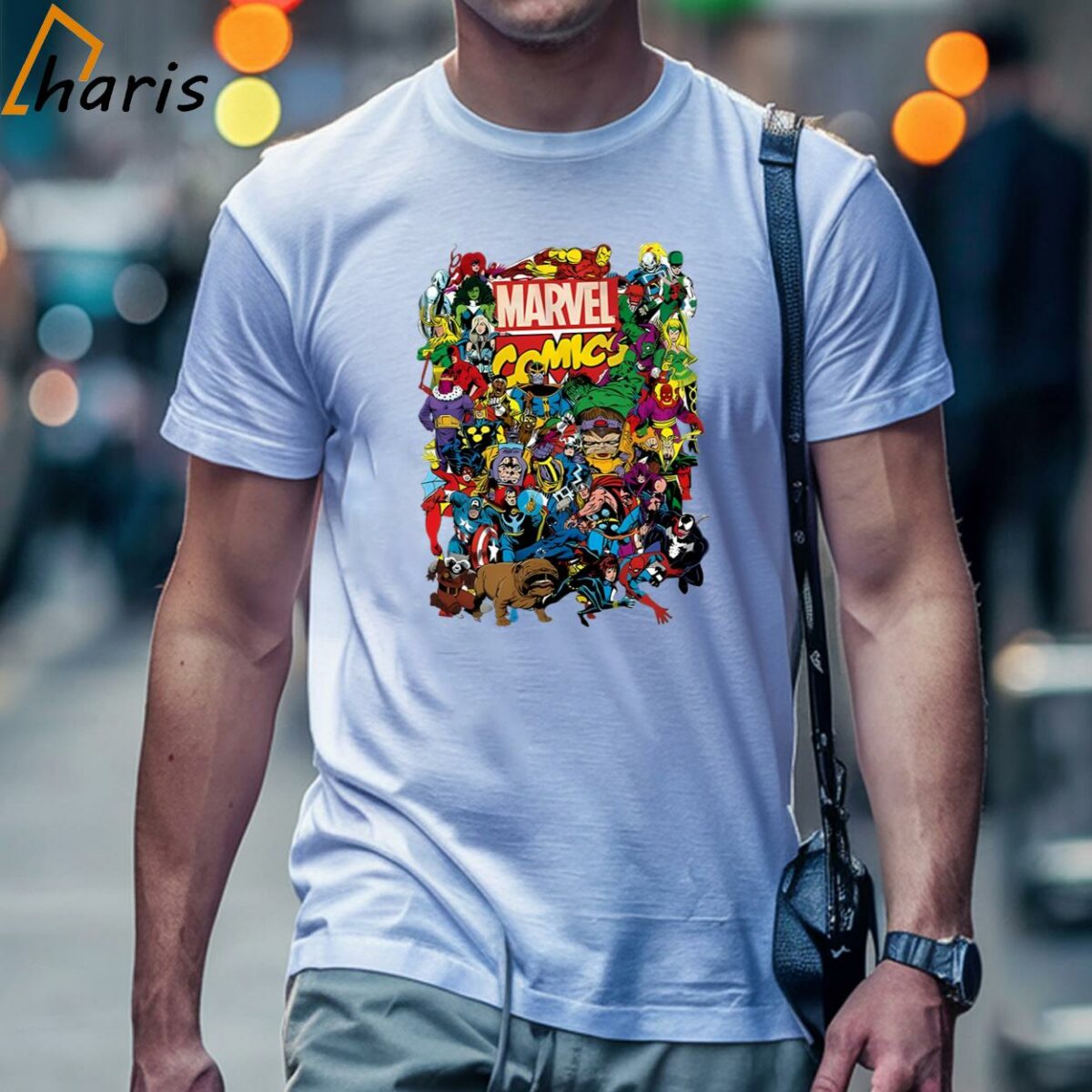 Marvel Heroes Avengers Marvel Team Shot Comic T Shirt 1 T shirt
