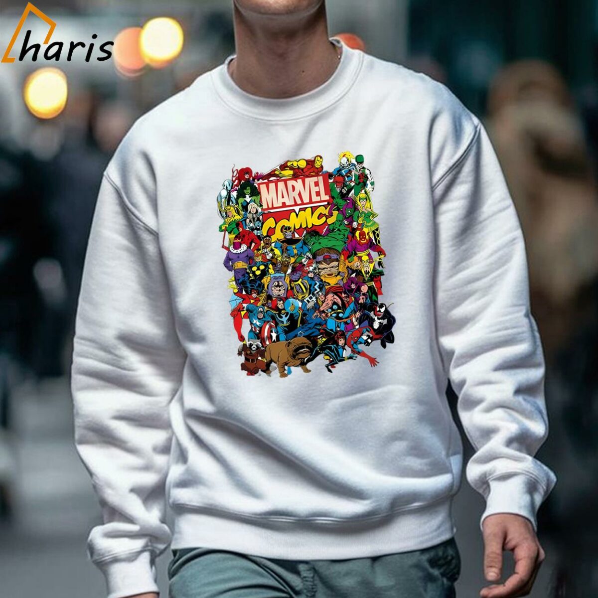 Marvel Heroes Avengers Marvel Team Shot Comic T Shirt 5 Sweatshirt