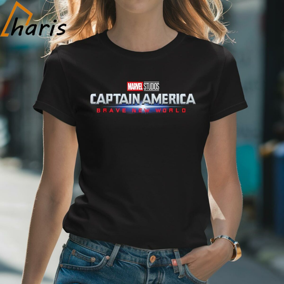 Marvel Studios Captain America Brave New World Logo T shirt 2 Shirt