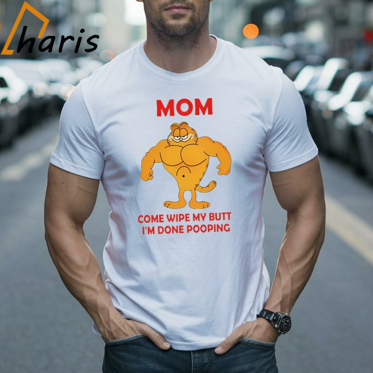 Mom Come Wipe My Butt Garfield T shirt 2 Shirt