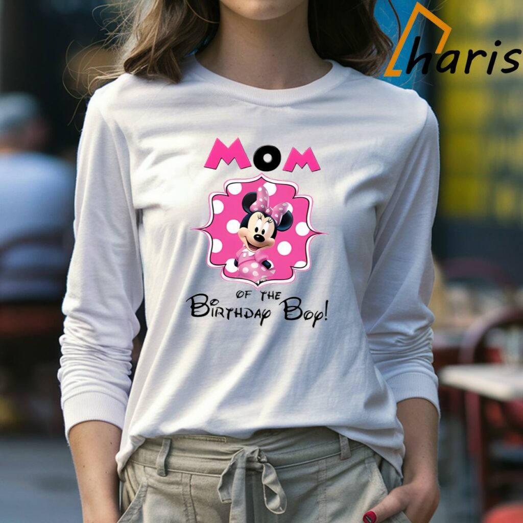 Mom Of The Birthday Disney Mouse Long-sleeve Shirt