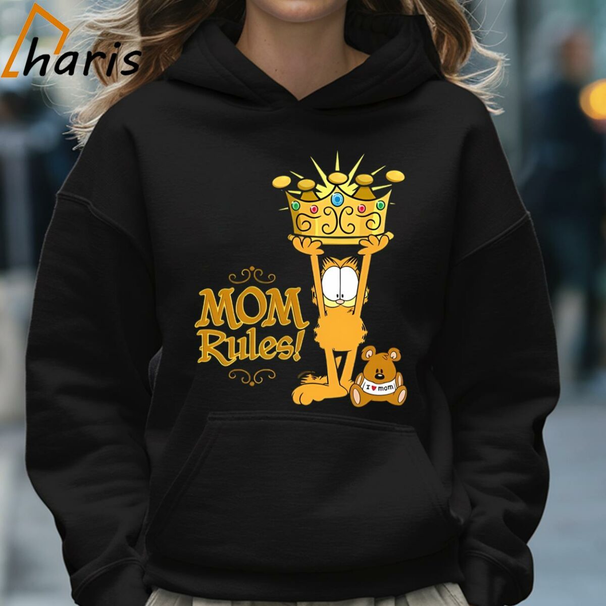 Mom Rules Garfield Mothers Day T shirt 5 Hoodie