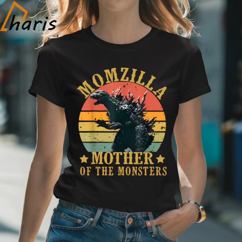 Momzilla Mother Of The Monsters Vintage Godzilla Shirt