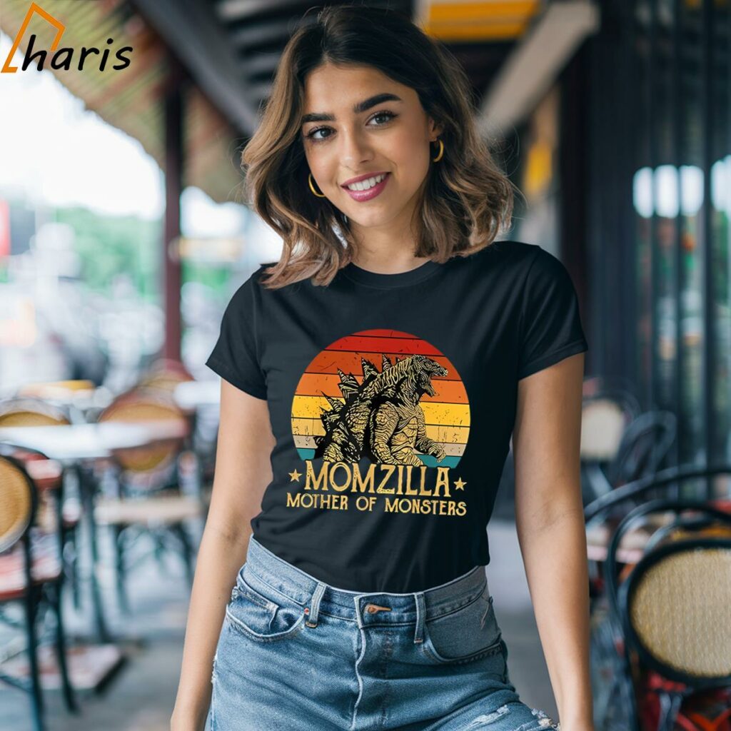 Momzilla Mother Of The Monsters Vintage Godzilla T Shirt 2 Shirt