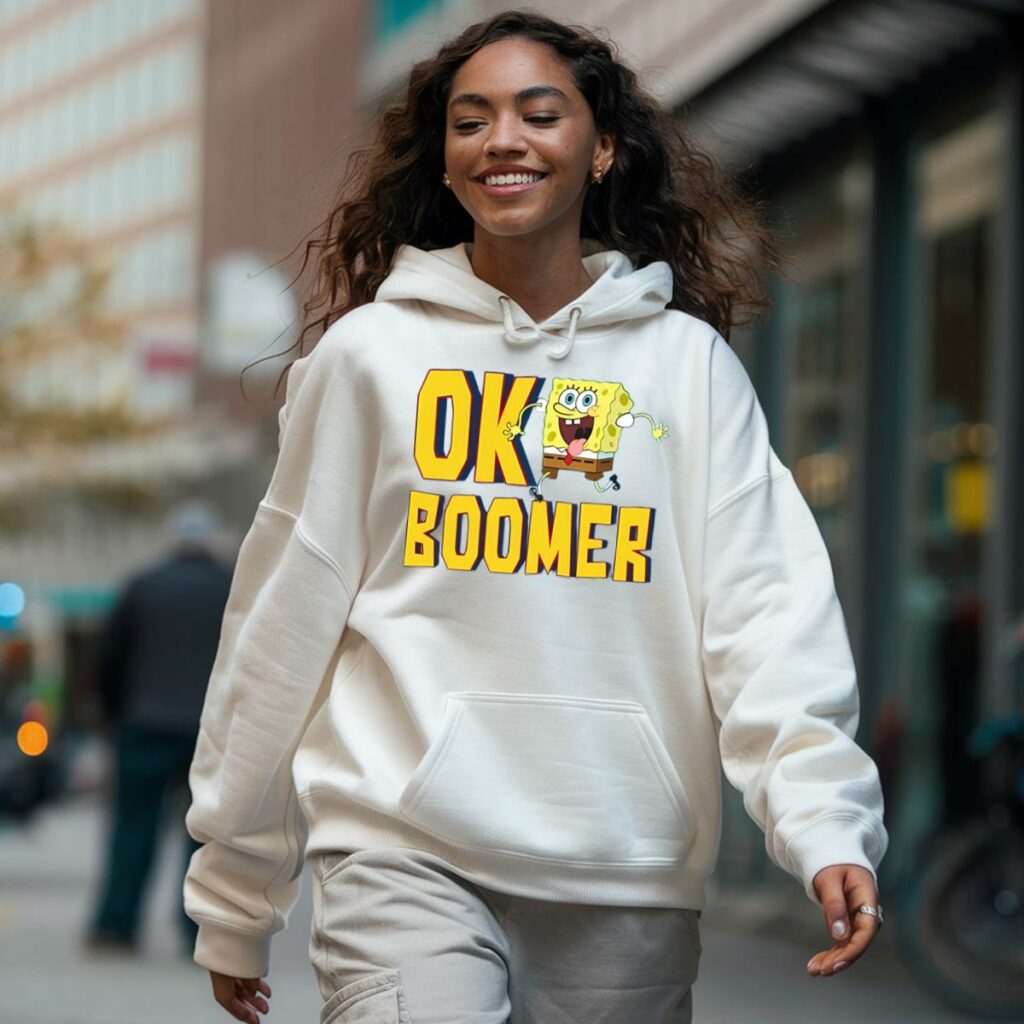 Ok Boomer SpongeBob SquarePants T shirt 4 Hoodie