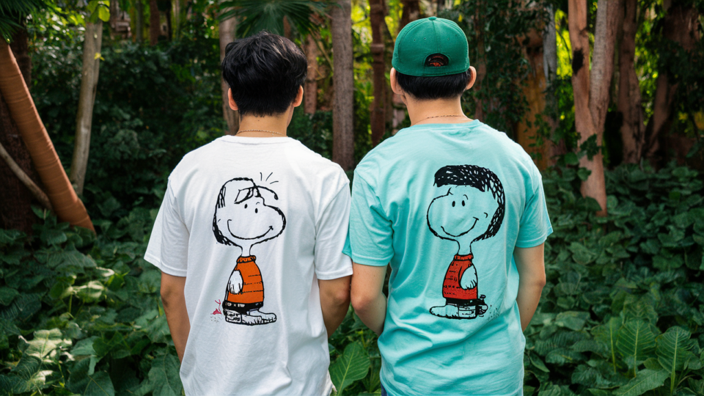 Peanuts banner shirt