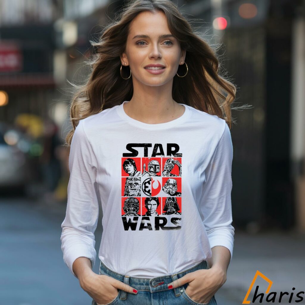 Star Wars Simple Logo Mens T Shirt 4 Long Sleeved T shirt
