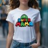 Super Mama Super Mario Parody Green Shirt 1 T shirt
