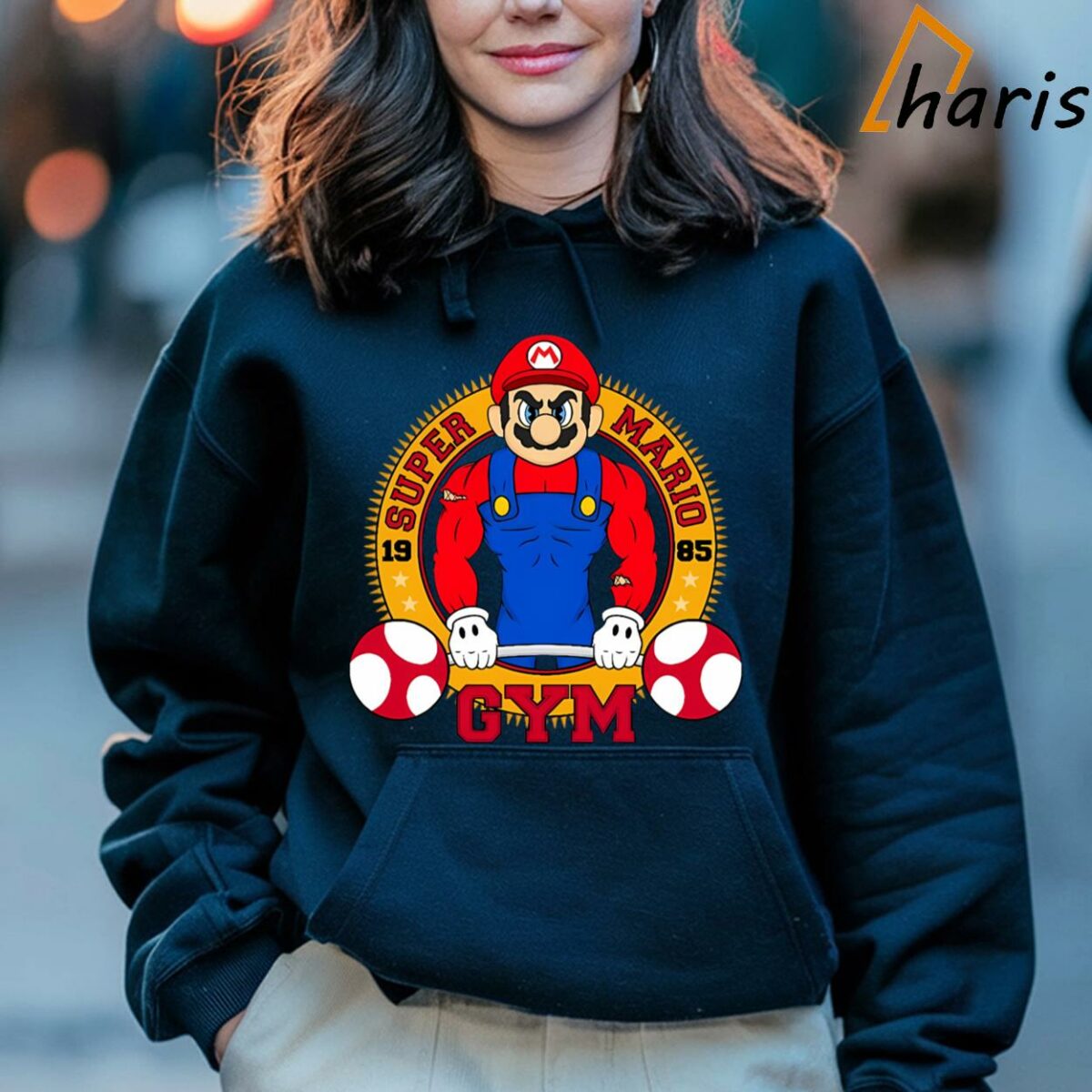 Super Mario Gym 1985 T shirt 4 Hoodie