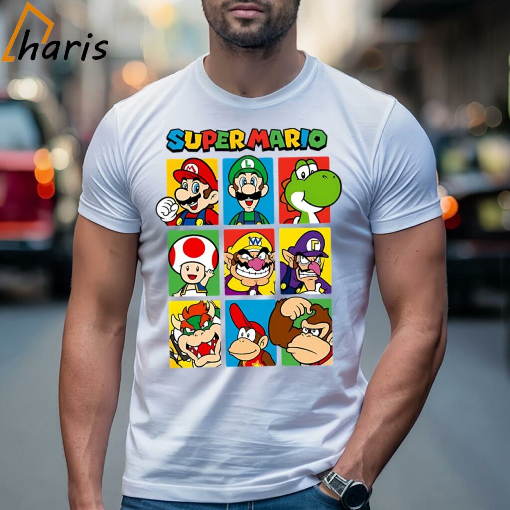 Super Mario Nintendo Luigi Yoshi Hall of Fame T Shirt 2 T shirt