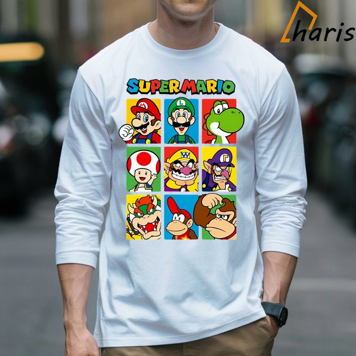 Super Mario Nintendo Luigi Yoshi Hall of Fame T Shirt 3 Long Sleeve T shirt