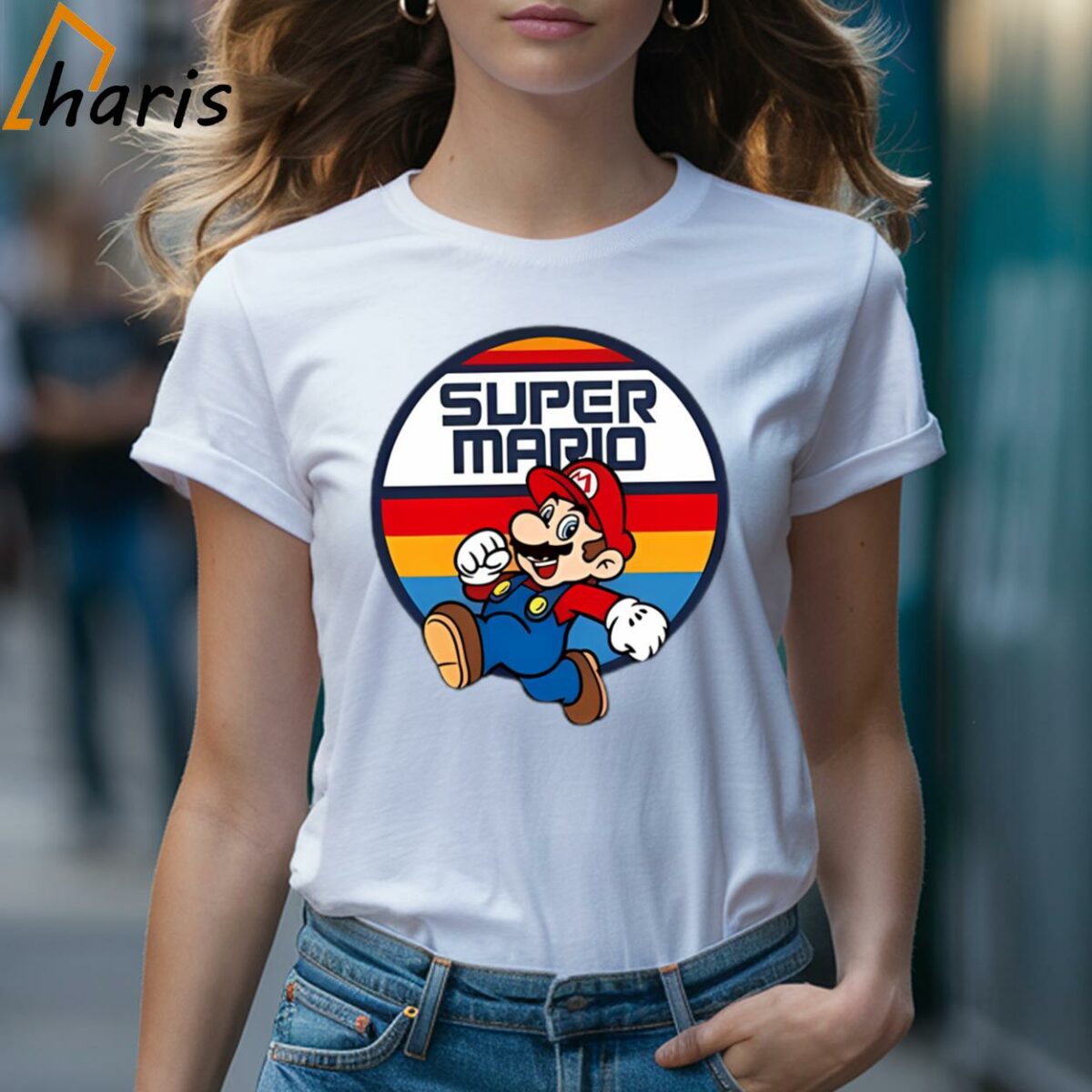 Super Mario Ringer Vintage T shirt 1 T shirt
