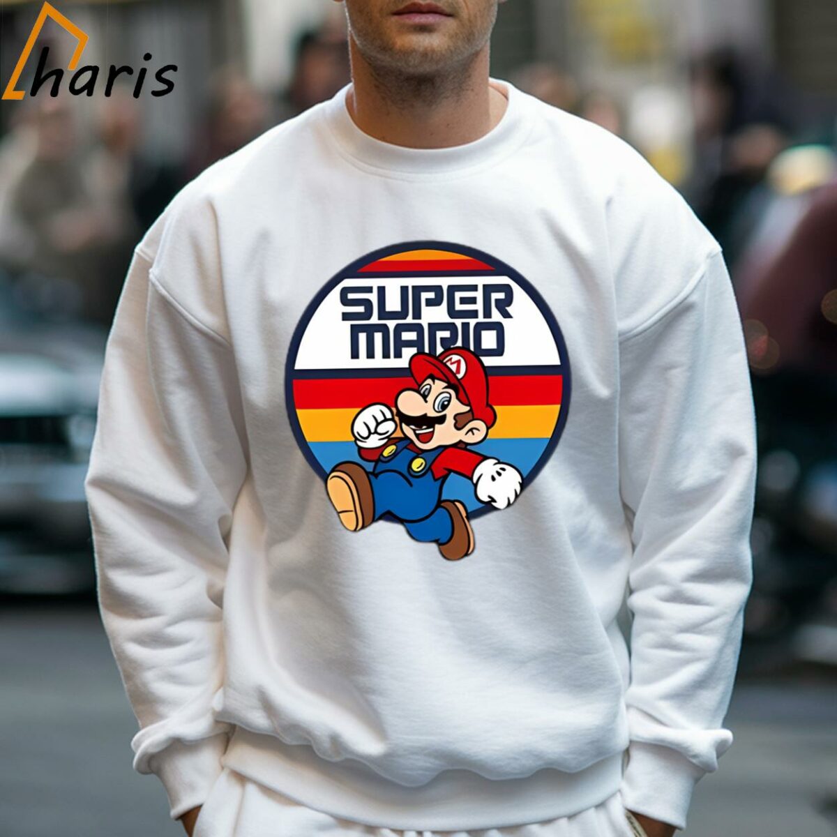 Super Mario Ringer Vintage T shirt 5 Sweatshirt