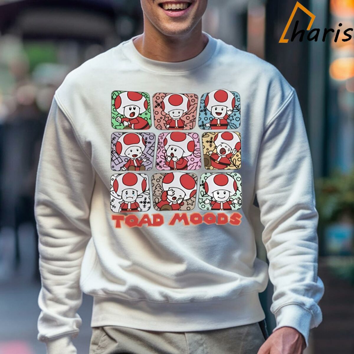 Toad Moods Super Mario T Shirt Gift For Fan 4 Sweatshirt