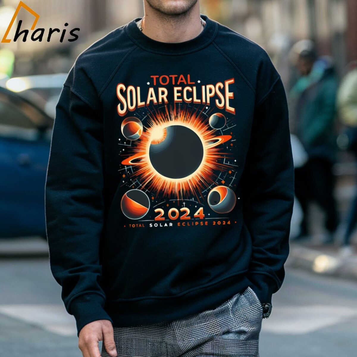 Total Solar Eclipse April 2024 T Shirt 3 Sweatshirt
