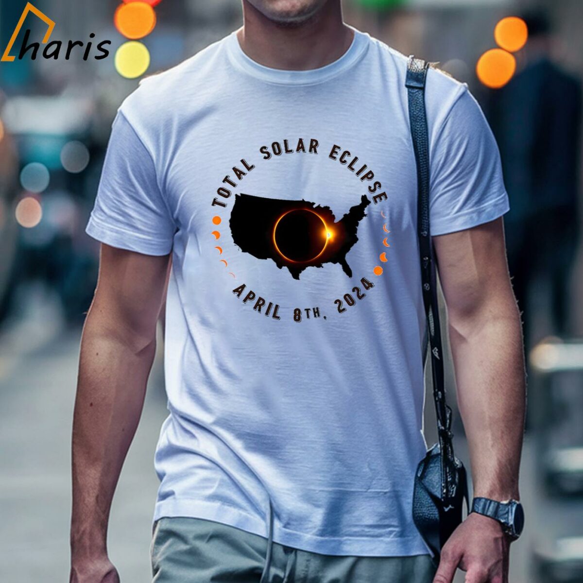 Total Solar Eclipse USA MAP RAD 2024 Shirts 1 T shirt