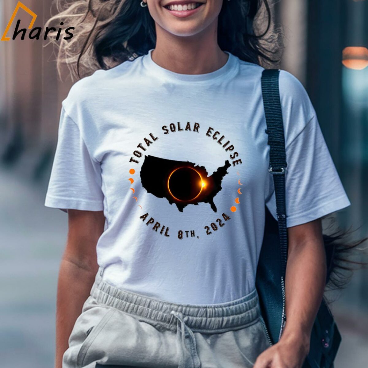 Total Solar Eclipse USA MAP RAD 2024 Shirts 2 T shirt