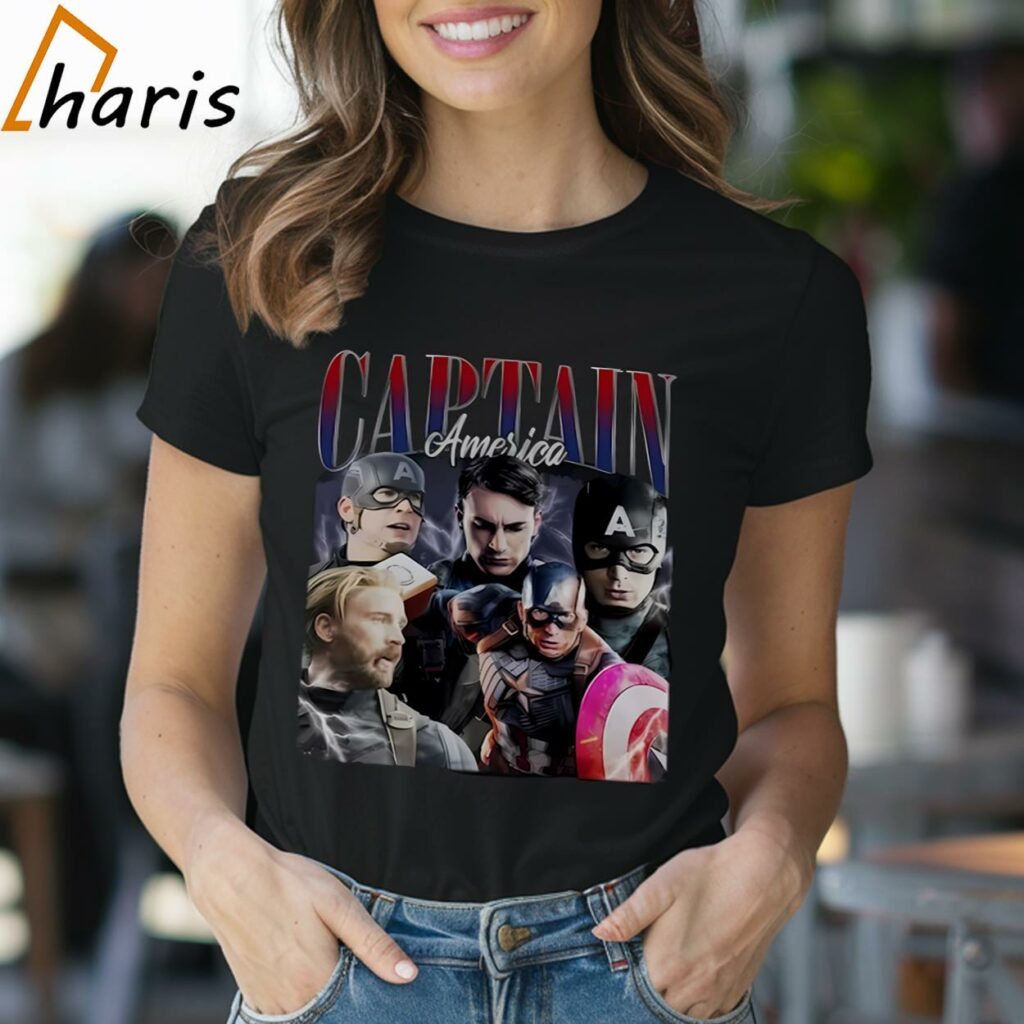 Vintage Captain America Shirt Vintage Captain America Gift 1 Shirt