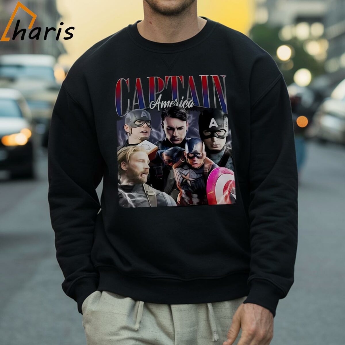 Vintage Captain America Shirt Vintage Captain America Gift 4 Sweatshirt