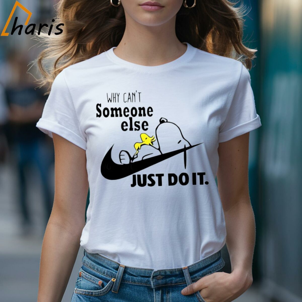 Why Cant Someone Else Just Do It Snoopy Nike Shirt 1 T shirt