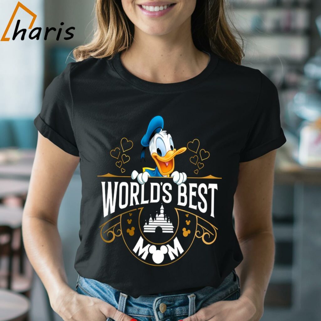 World's Best Mom Donald Duck Shirt