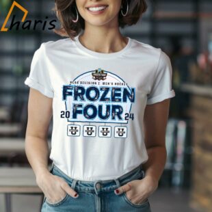 2024 NCAA Division I Mens Hockey Frozen Four T shirt 1 Shirt
