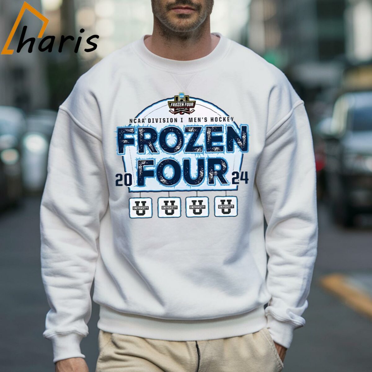 2024 NCAA Division I Mens Hockey Frozen Four T shirt 3 Sweatshirt
