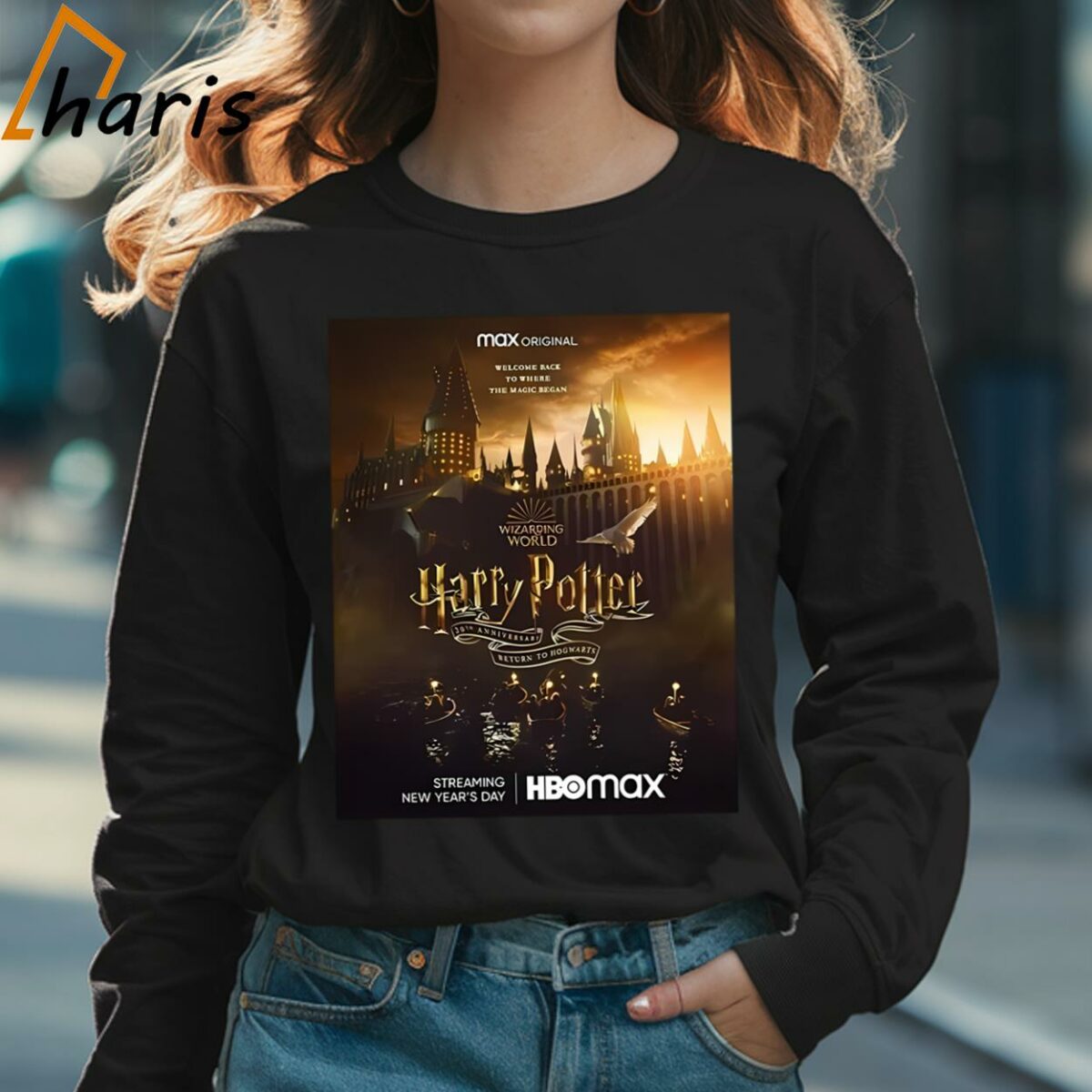 20th Anniverary Return To Hogwarts Awesome Harry Potter Shirt 3 Long sleeve shirt