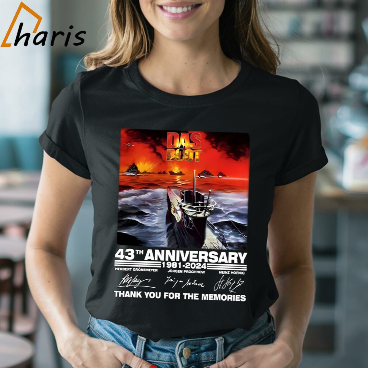 43th Anniversary 1981 2024 Signature Das Boot T Shirt 2 Shirt