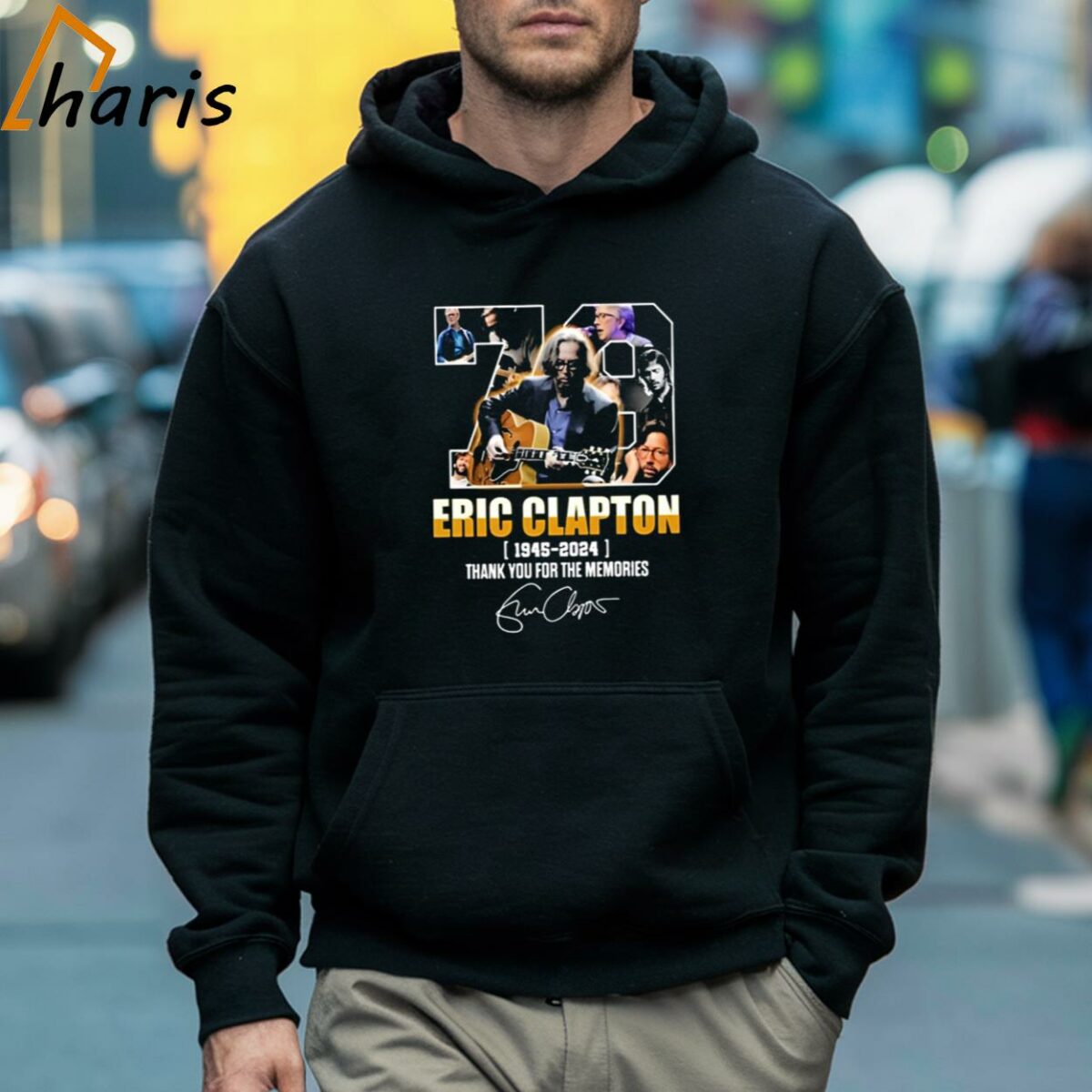 79 Eric Clapton 1945 2024 Thank You For The Memories Signature T shirt 5 Hoodie