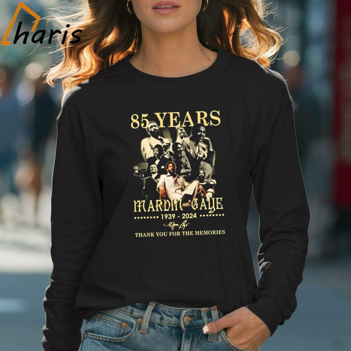 85 Years Marvin Gaye 1939 2024 Thank You For The Memories Signature T shirt 4 Long sleeve shirt