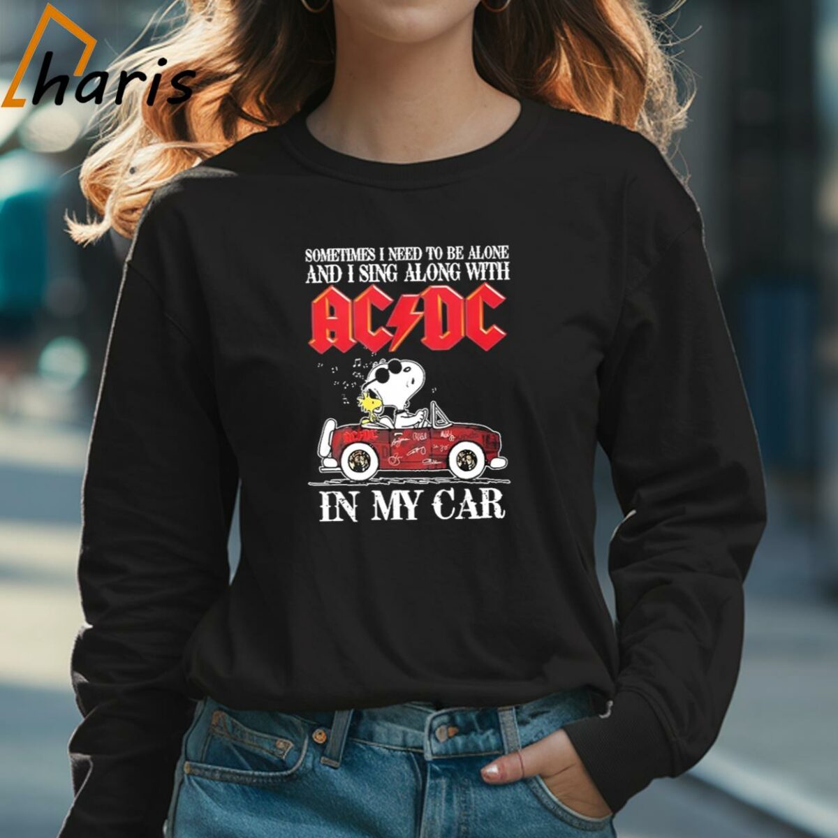 ACDC Sometimes I Need To Be Alone And Sing Along In My Car T Shirt 3 Long sleeve shirt